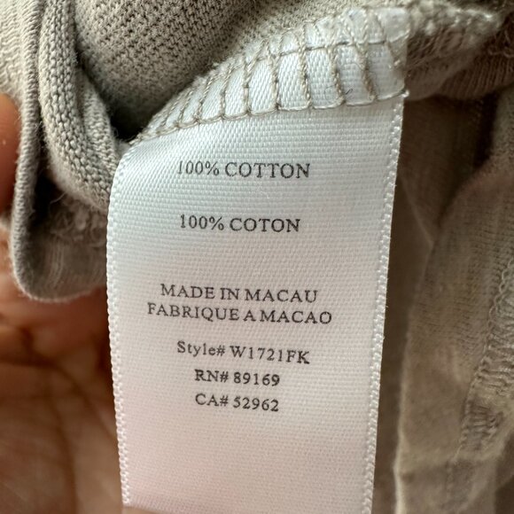 Anthropologie Generra - Gray Ruffled Sleeveless Tank Top - Size Small - Picture 4 of 7